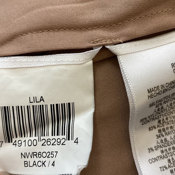 NWOT BCBGMaxAzria Lila Black lace bustier dress lined size 4 - Picture 13 of 15